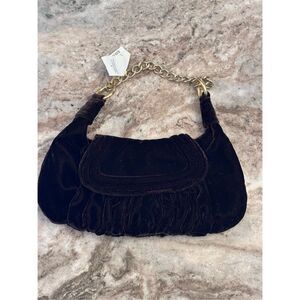 Ann Taylor LOFT velvet evening bag